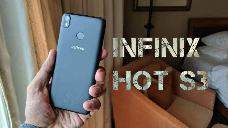 Infinix Hot S3 بكاميرا أمامية 20 ميجابكسل وخلفية 13 ميجابكسل