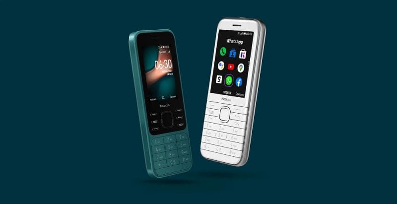 الهاتفين Nokia 6300 4G و Nokia 8000 4G