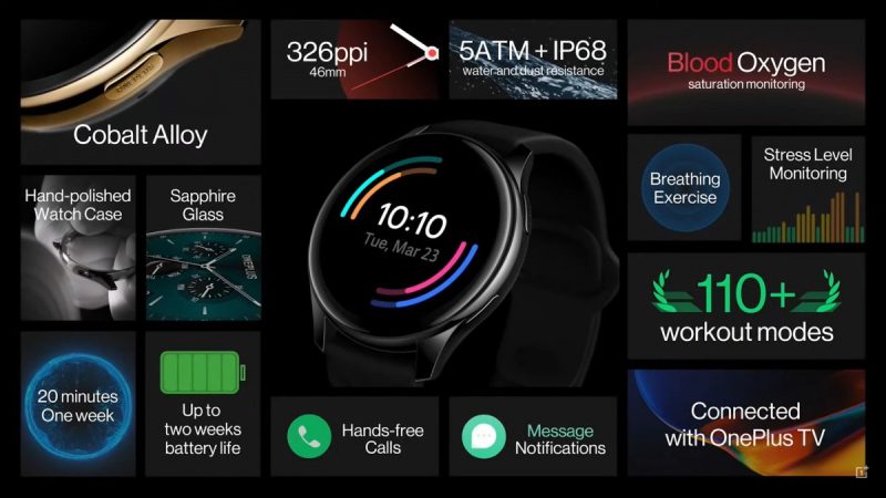 الساعة الذكية OnePlus Watch