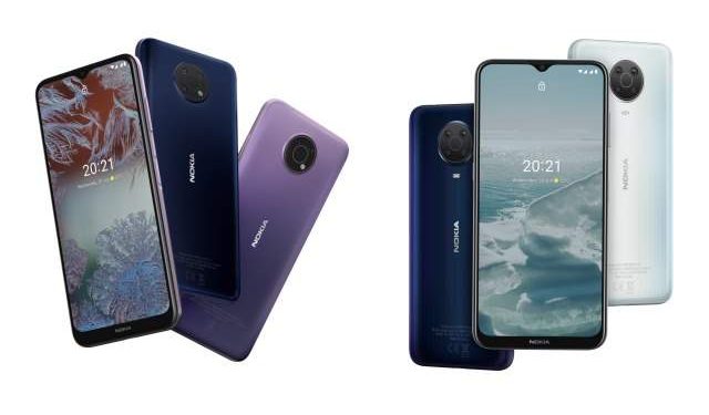 مواصفات وأسعار الهاتفين Nokia G10 و Nokia G20