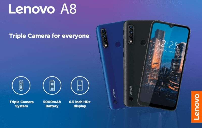 سعر ومواصفات الهاتف Lenovo A8 2020