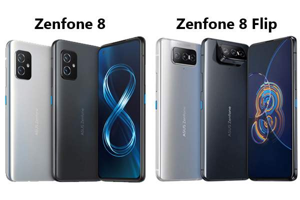 مواصفات وأسعار الهاتفين Asus Zenfone 8 وZenfone 8 Flip