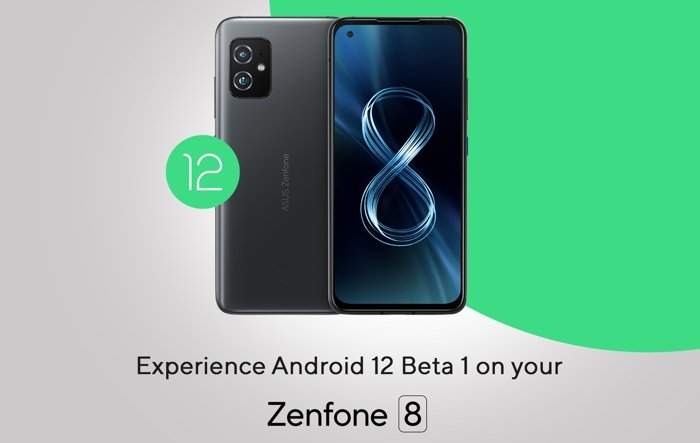 أسوس تختبر الإصدار التجريبي من Android 12 على الهاتف Asus Zenfone 8