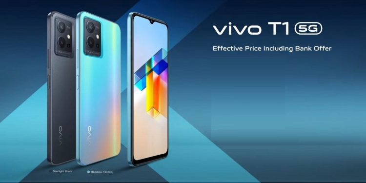 سعر ومواصفات الهاتف Vivo T1 5G