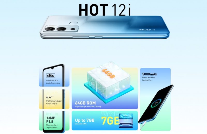 الهاتف Infinix Hot 12i