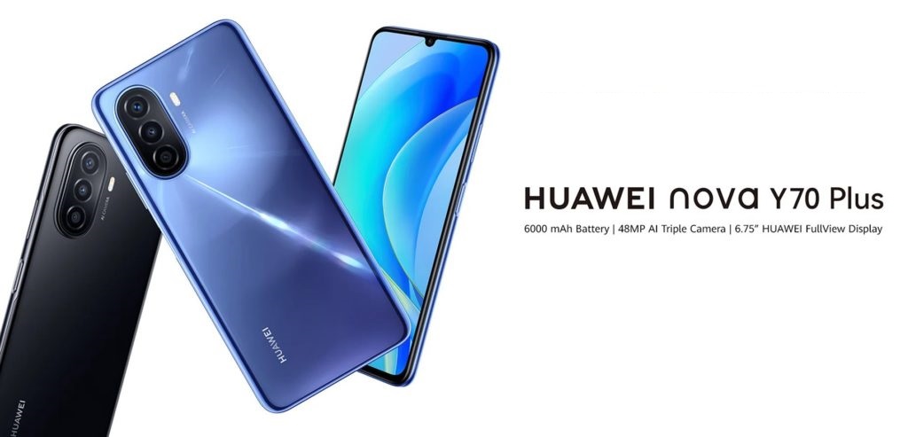 سعر ومواصفات الهاتف Huawei nova Y70 Plus