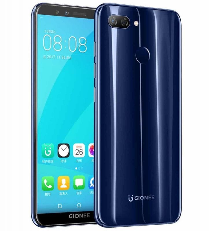 هاتف Gionee S11 بأربع كاميرات وذاكرة داخلية كبيرة