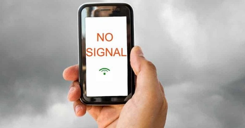 حل مشكلة ضعف اشارة الهاتف أو اتصال البيانات