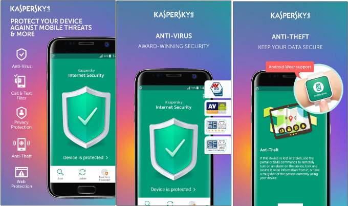 تطبيق Kaspersky Mobile Antivirus الأفضل لاكتشاف الفيروسات على أندرويد