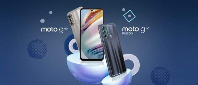 مواصفات وأسعار الهاتفين Moto G60 و Moto G40 Fusion
