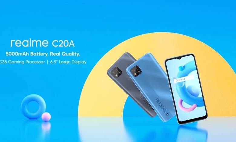 سعر ومواصفات الهاتف Realme C20A