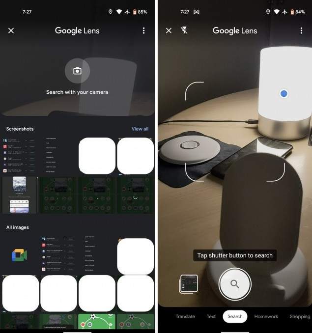 تحديث جديد لتطبيق Google Lens 