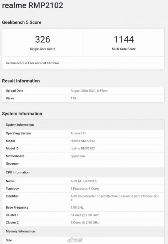 مواصفات الجهاز اللوحي Realme Pad