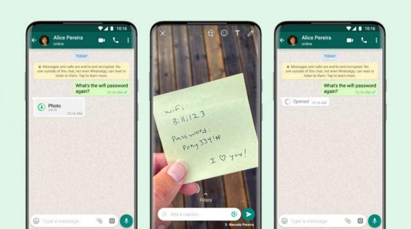 WhatsApp يحصل على ميزة عرض الصور ومقاطع الفيديو مرة واحدة