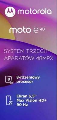 الهاتف Motorola Moto E40