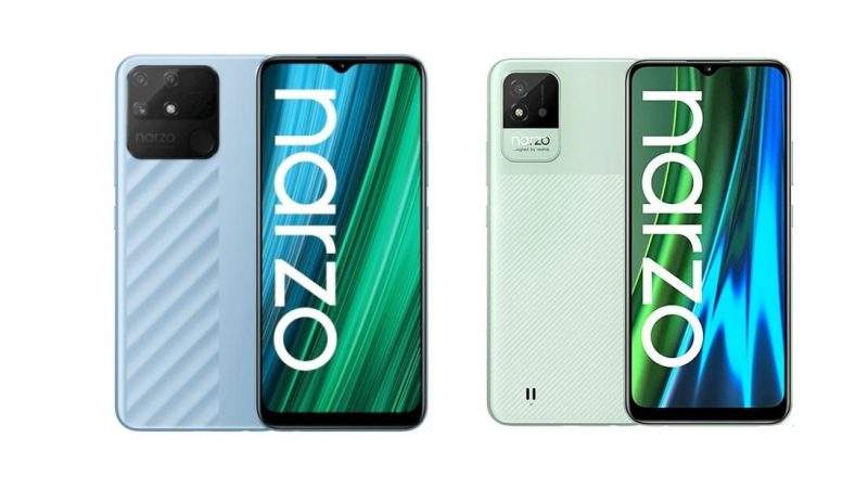 مواصفات وأسعار الهاتفين Realme Narzo 50A وNarzo 50i