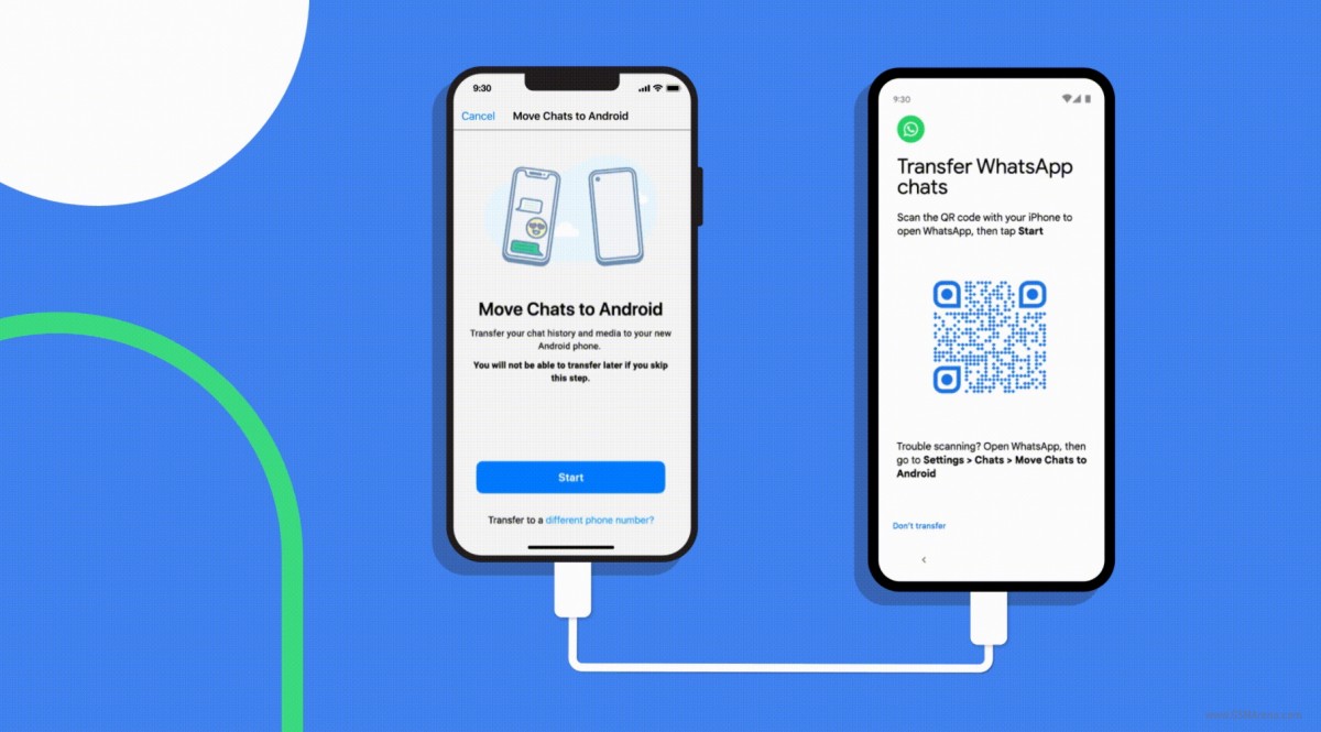 WhatsApp يسمح بنقل سجل الدردشة من iPhone إلى هواتف Android 12